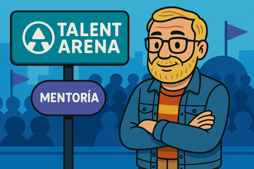 Ray en la mentoria de Talent Arena